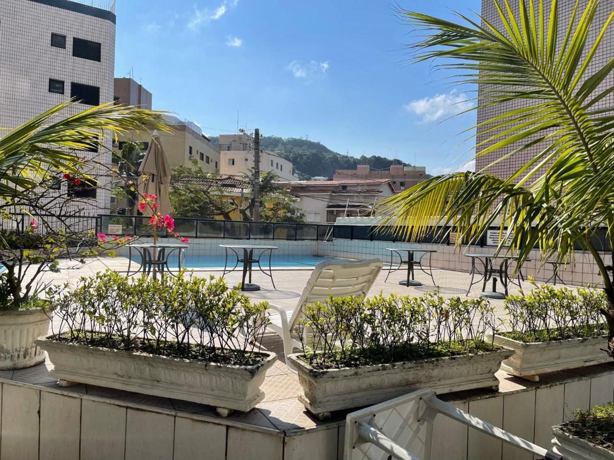 Confortavel Apartamento 1 Dorm Com Piscina E Lazer Guarujá Zewnętrze zdjęcie